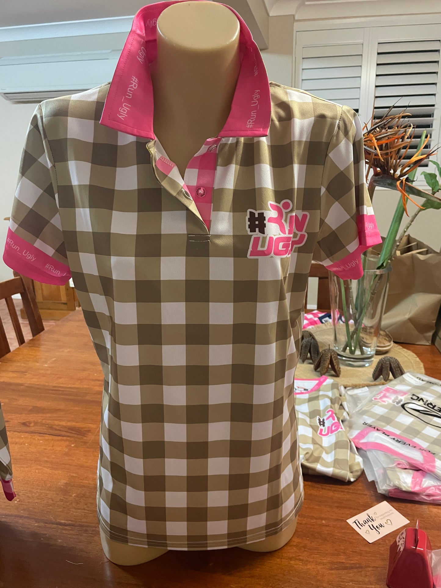 Gingham Polo Shirt