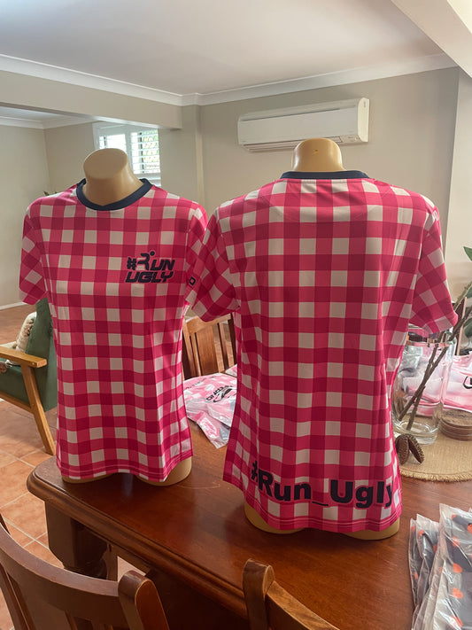 Tee-Shirt Pink Gingham